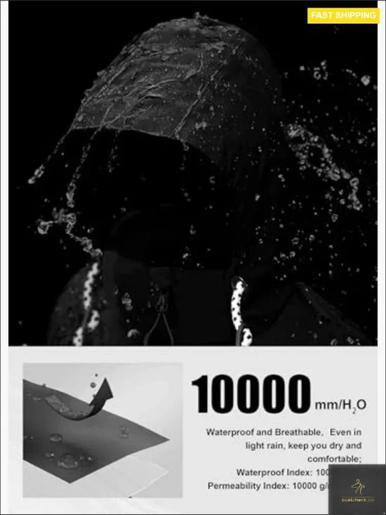 Lightweight Waterproof Trench Coat Hooded Windbreaker Rain Jacket Women - Picture 3 of 7